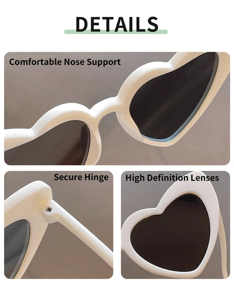 Gafas de Sol Infantiles Corazón Retro - UV400 para Niñas y Niños