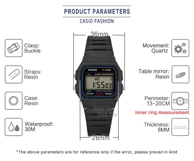 Reloj Casio Militar LED Retro - Digital Deportivo Resistente al Agua