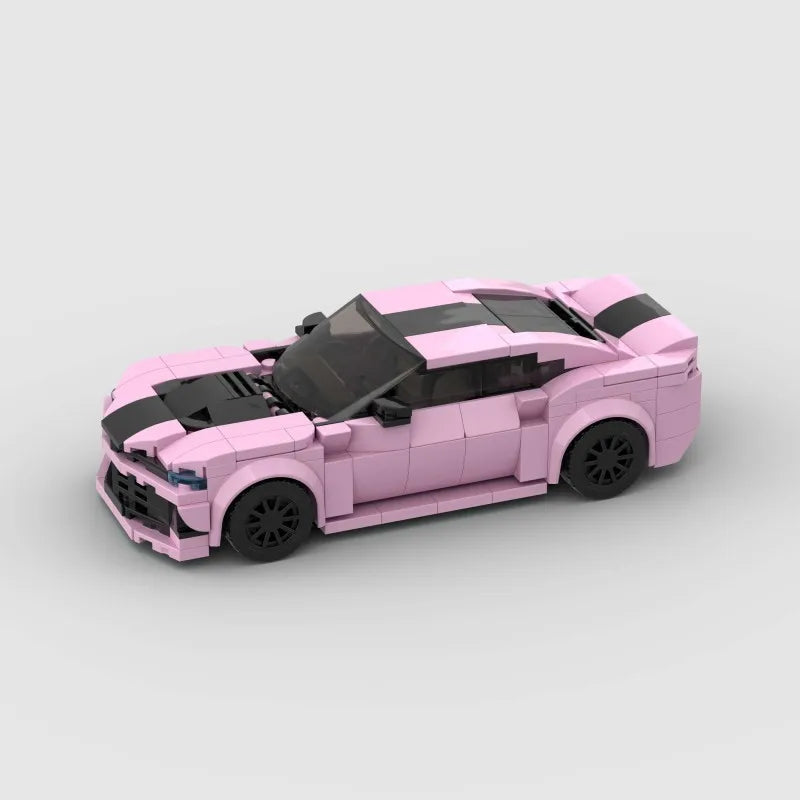 Auto Campeón MOC Rally - Bloques de Construcción Super Car Retro