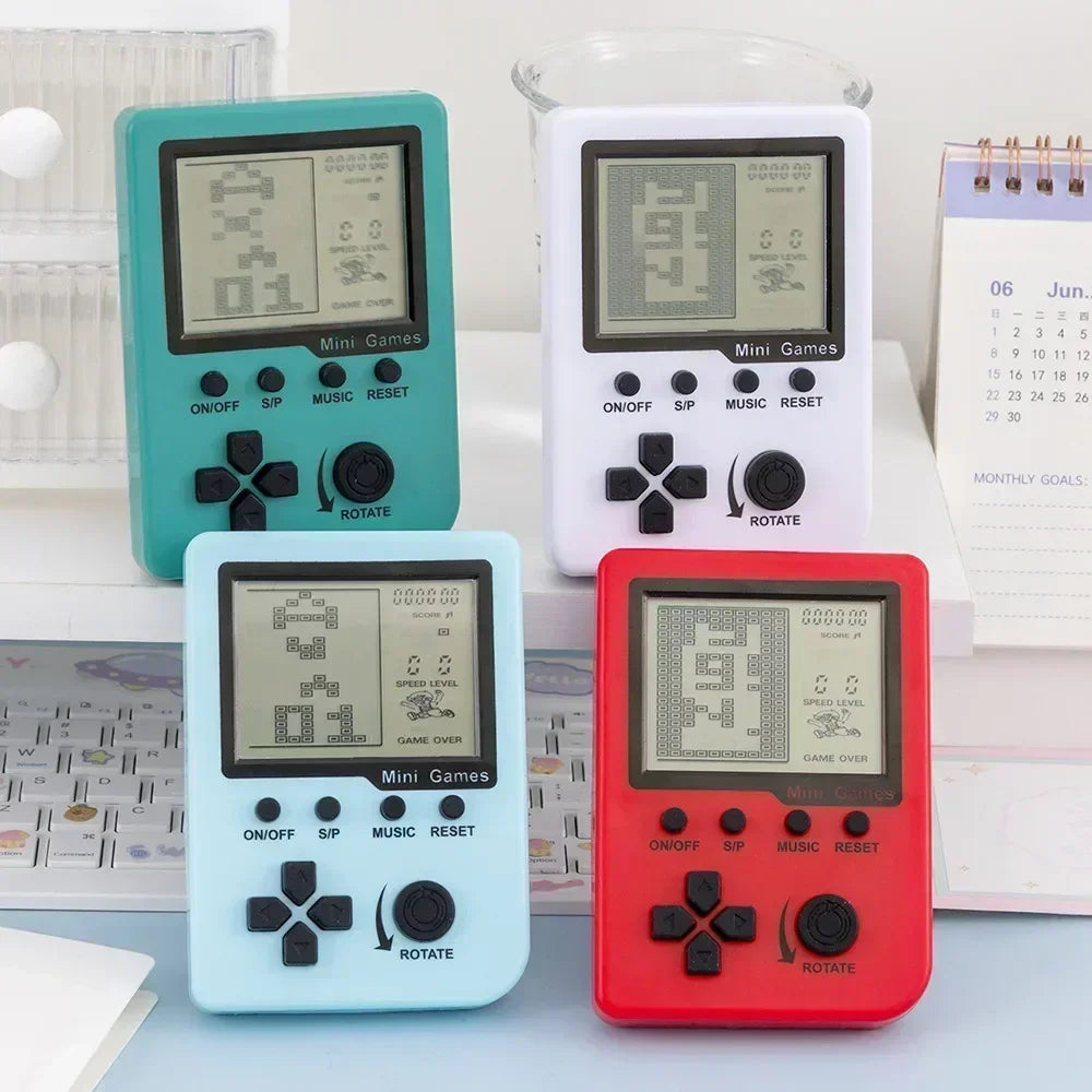 Mini Tetris Retro Llavero - Consola de Bolsillo 26 Juegos