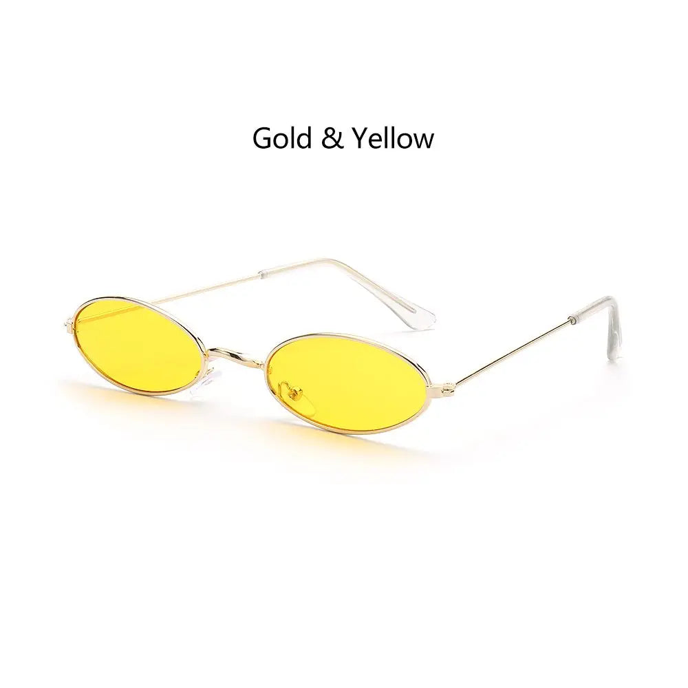 Gafas de Sol Ovaladas Retro - Marco Pequeño Metal Vintage