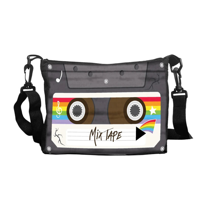 Bolso Cruzado Retro Cassette - Bandolera Vintage