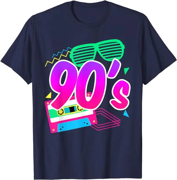 1990's 90s T-Shirt I Heart The Nineties Shirts Retro Style Cute Graphic Outfits Saying Tee Y2k Tops Aunt Mama Birthday Gifts