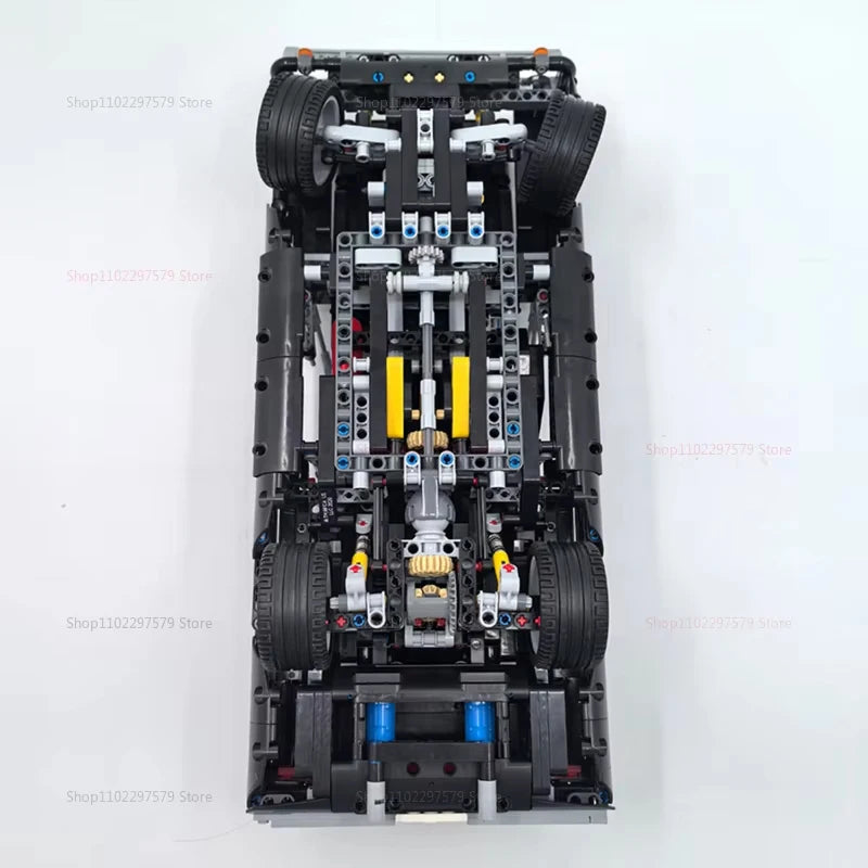 Auto de Carreras Tecnologico 1077 Piezas - Bloques MOC Retro