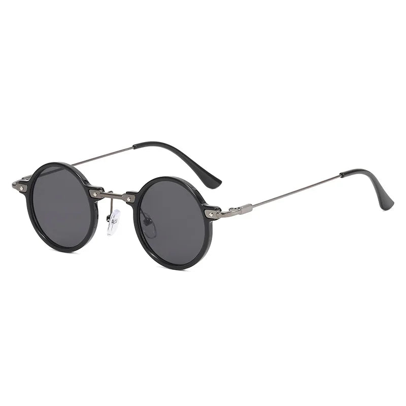 Gafas de Sol Steampunk Vintage Redondas - Punk Retro Lujo