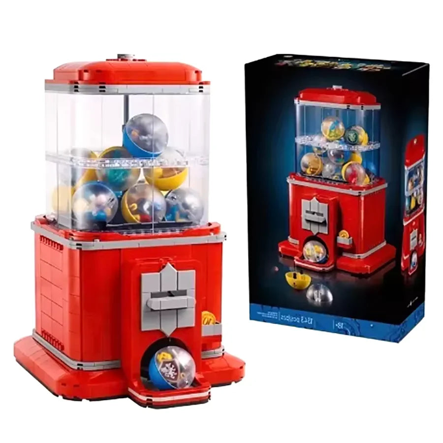 Bloques de Construcción Máquina Expendedora Retro - Tipo LEGO Arcade