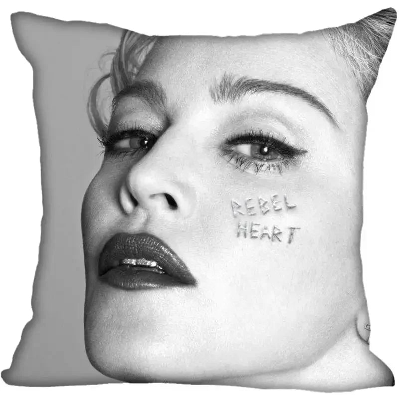 Funda de Almohada Decorativa Madonna - Pop Star Retro 80s