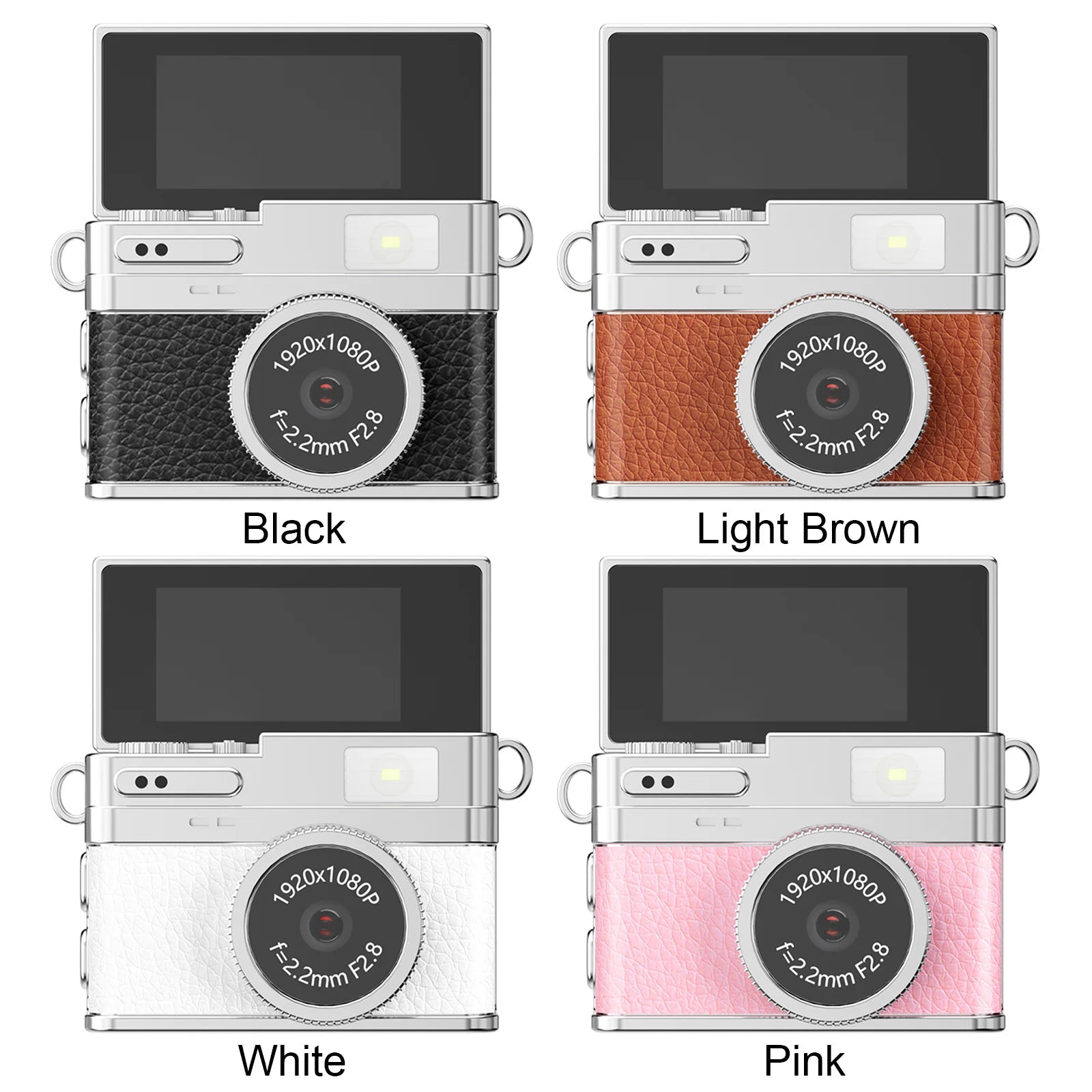 Mini Cámara Retro CCD - Llavero con Grabación