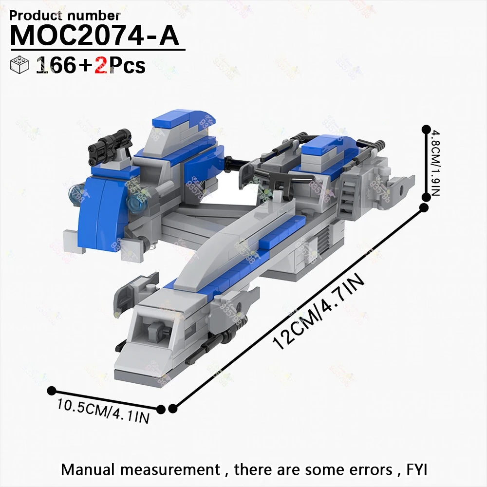Naves y Robots Star Wars MOC - Bloques de Construccion Retro