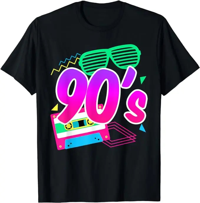 1990's 90s T-Shirt I Heart The Nineties Shirts Retro Style Cute Graphic Outfits Saying Tee Y2k Tops Aunt Mama Birthday Gifts