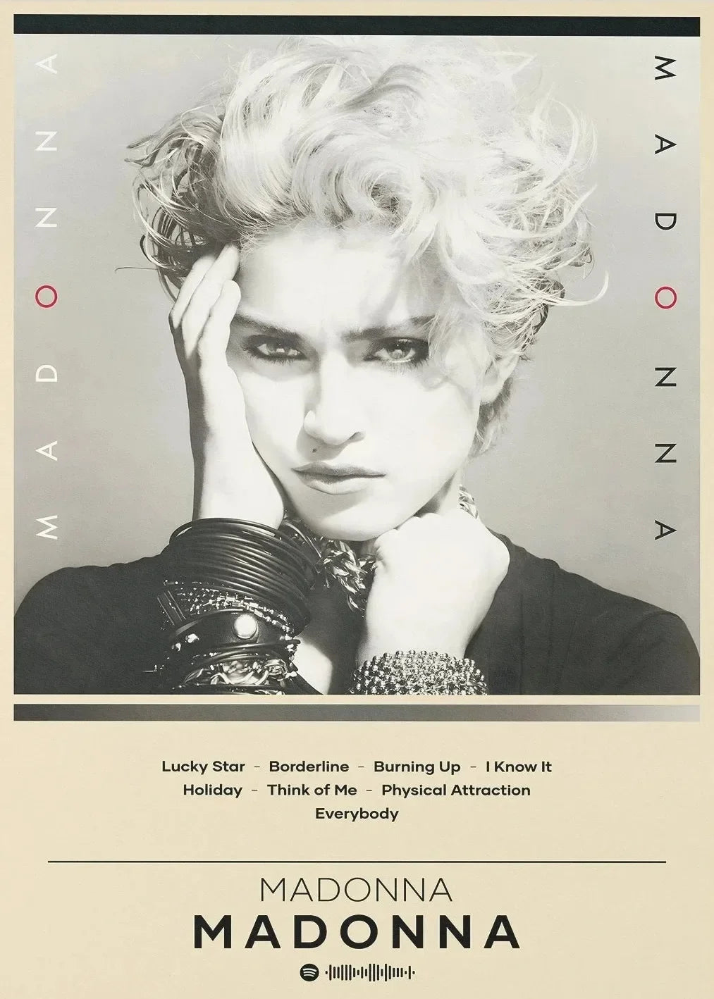 Póster Canvas Madonna - Reina del Pop Arte Retro 80s