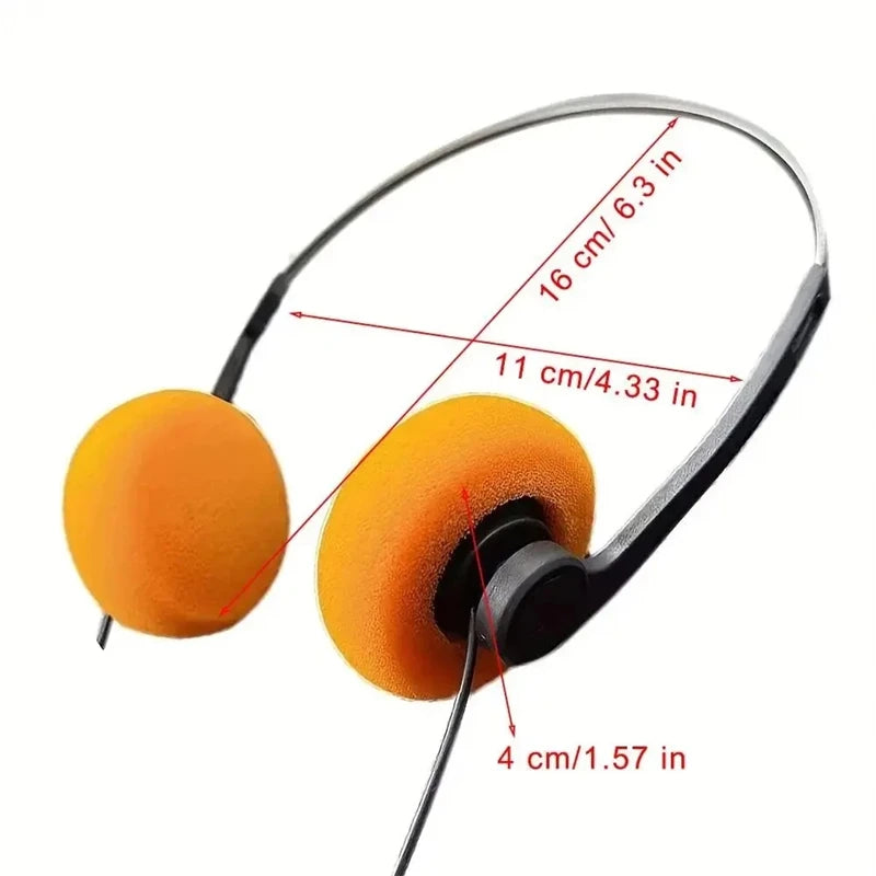 Audífonos Retro Nostálgicos 3.5mm - Estilo Walkman Clásico