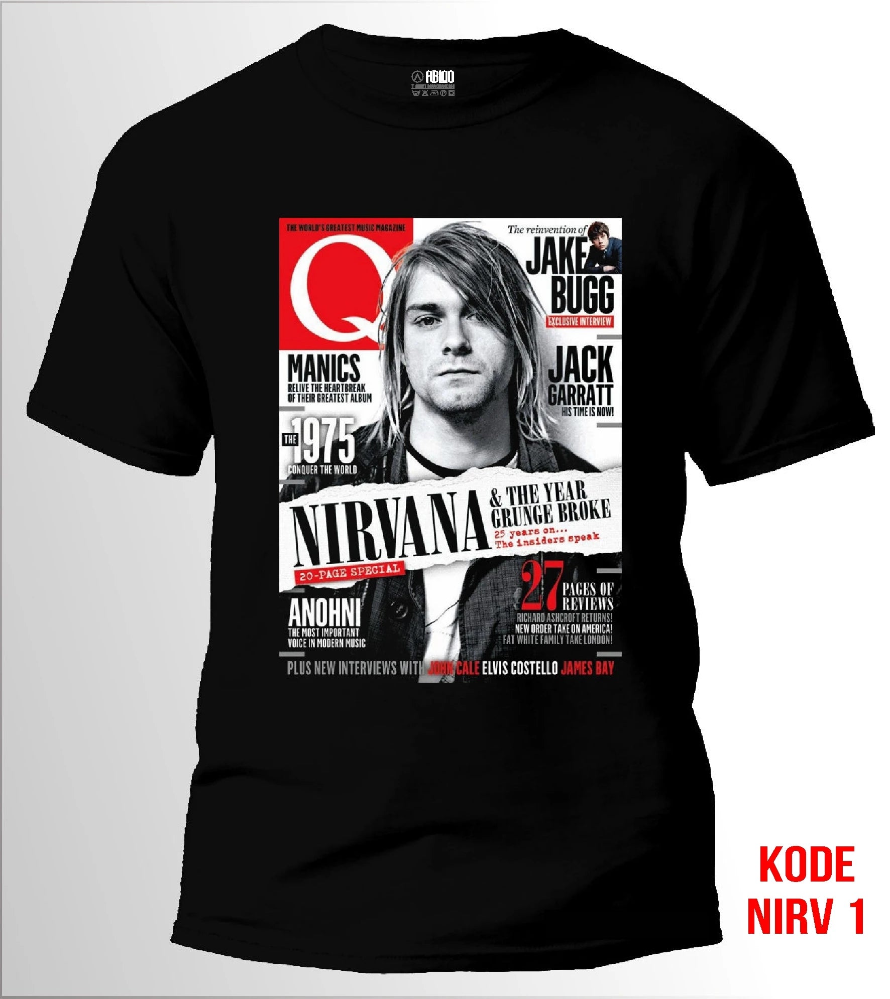 Camiseta Banda Nirvana - Rock Clásico 90s