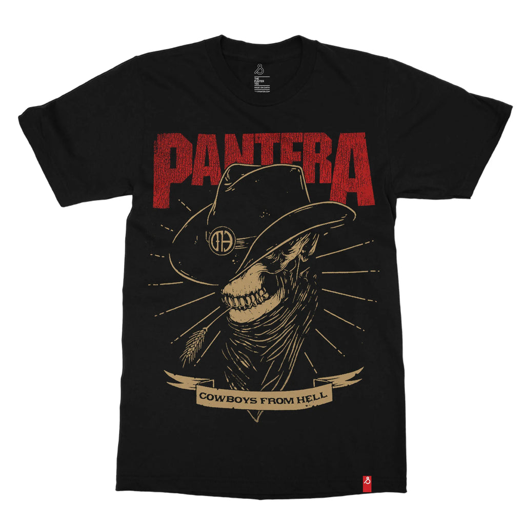 Camiseta Pantera Póster - Heavy Metal Band Oversize Algodón