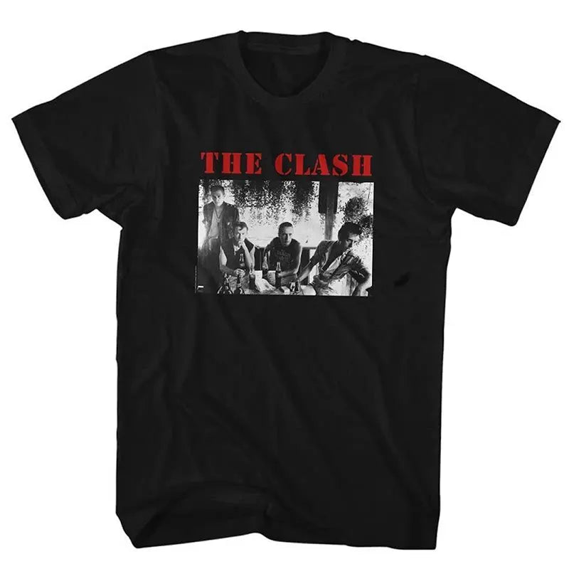 Camiseta The Clash - London Calling Rock Band Retro