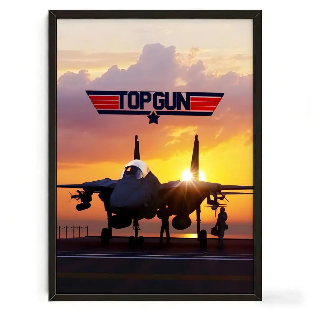 Poster Top Gun Pelicula Retro - Arte Decorativo para Pared