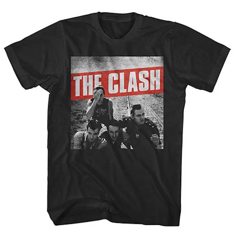 Camiseta The Clash - London Calling Rock Band Retro