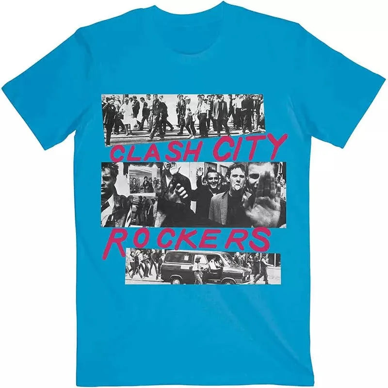 Camiseta The Clash - London Calling Rock Band Retro