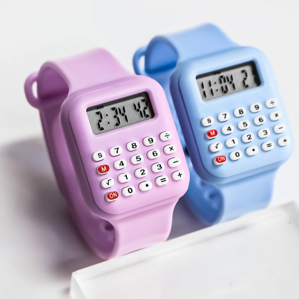 Reloj Calculadora Infantil LED - Estilo Retro Digital