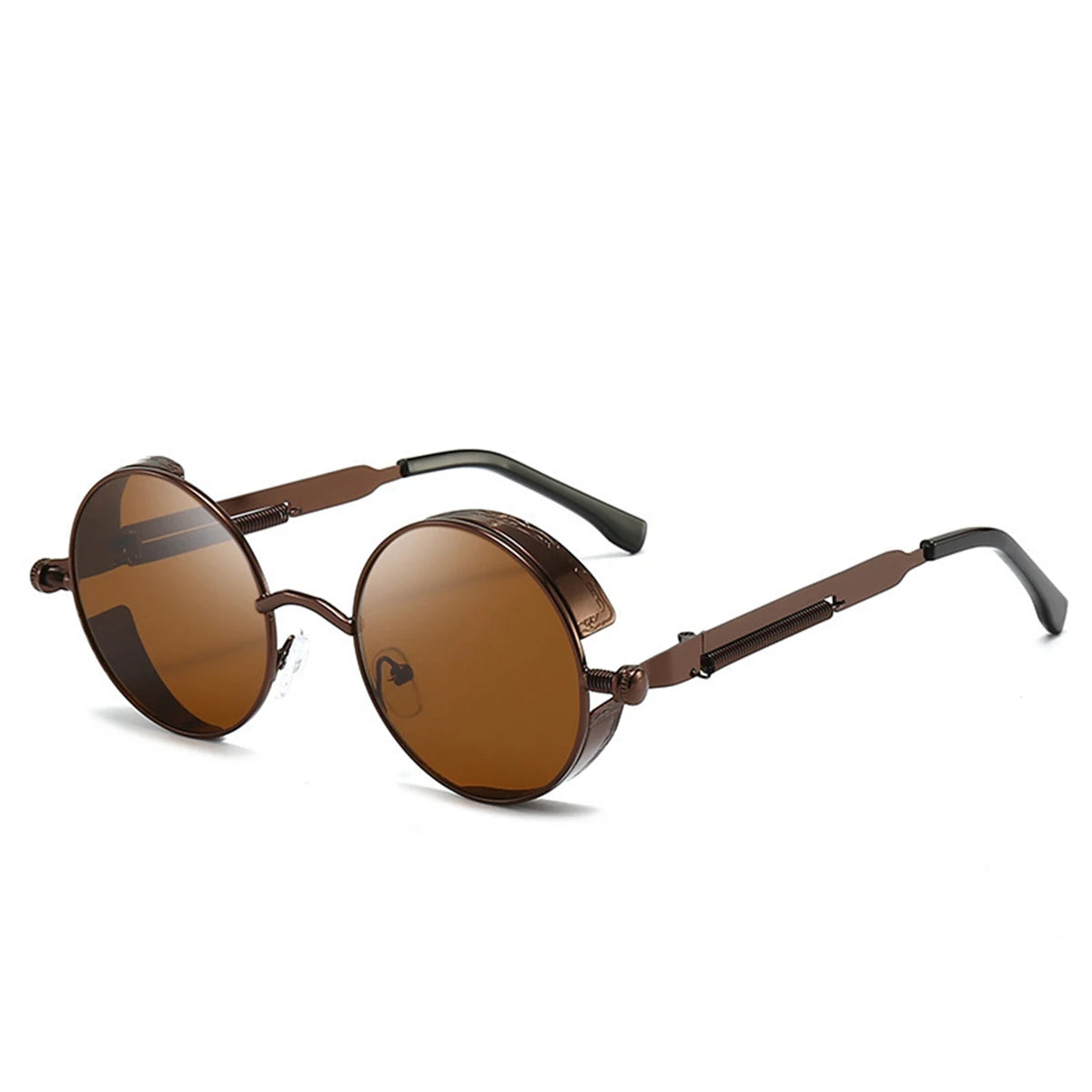 Gafas de Sol Retro Punk Redondas - Protección UV400 Estilo Vintage