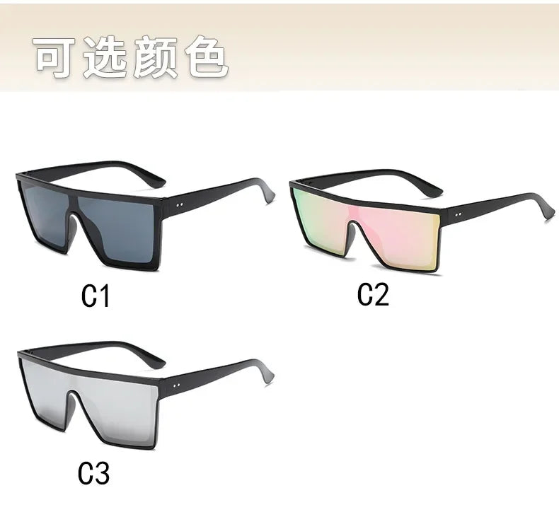 Gafas de Sol Cuadradas Vintage - Espejo Clásico UV400 Mujer