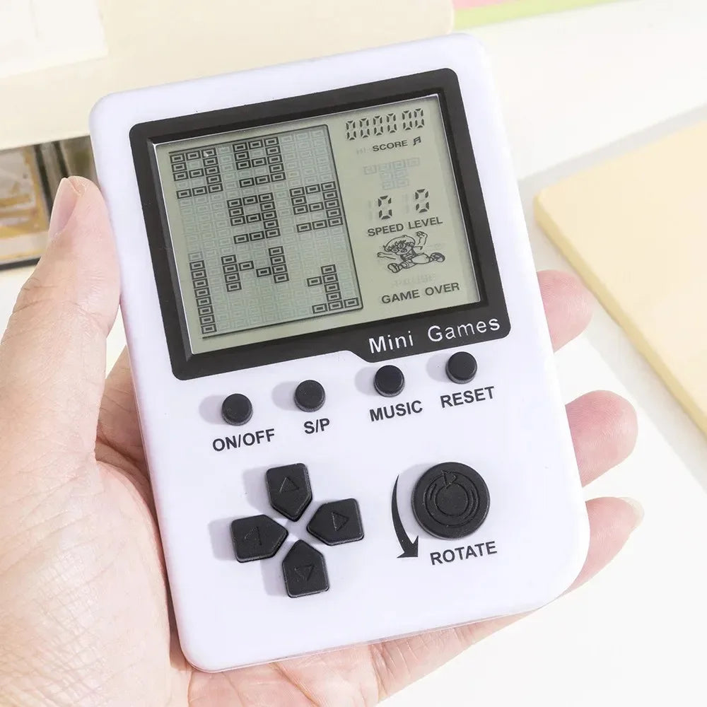Mini Tetris Retro Llavero - Consola de Bolsillo 26 Juegos