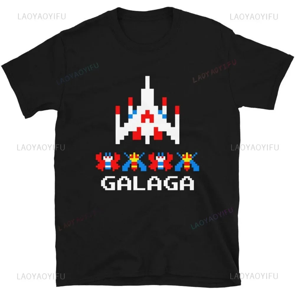 Camiseta Retro Galaga - Arcade Space Invaders 80s