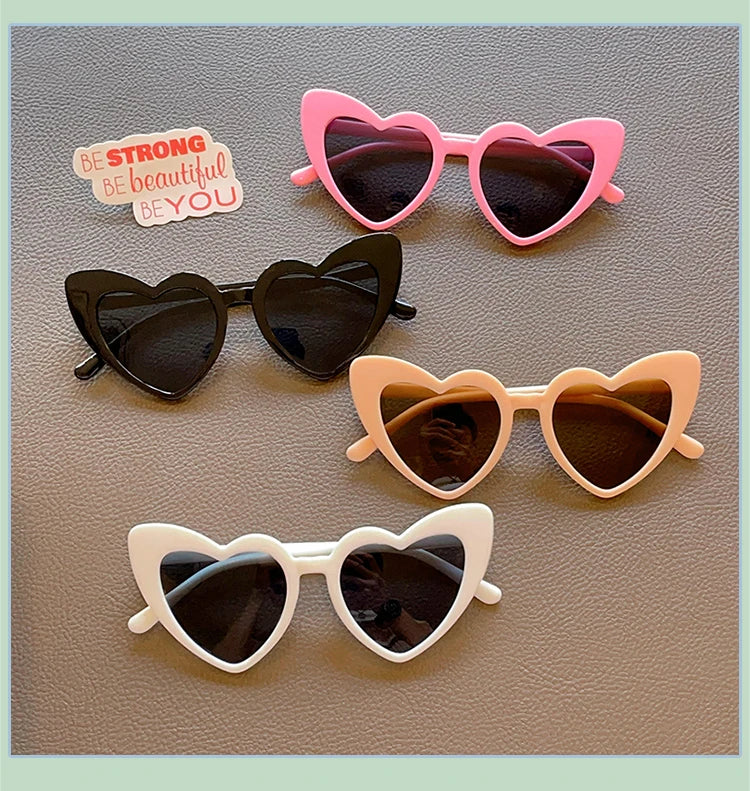 Gafas de Sol Infantiles Corazón Retro - UV400 para Niñas y Niños