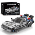Auto de Carreras Clásico 1:24 Volver al Futuro - Bloques MOC