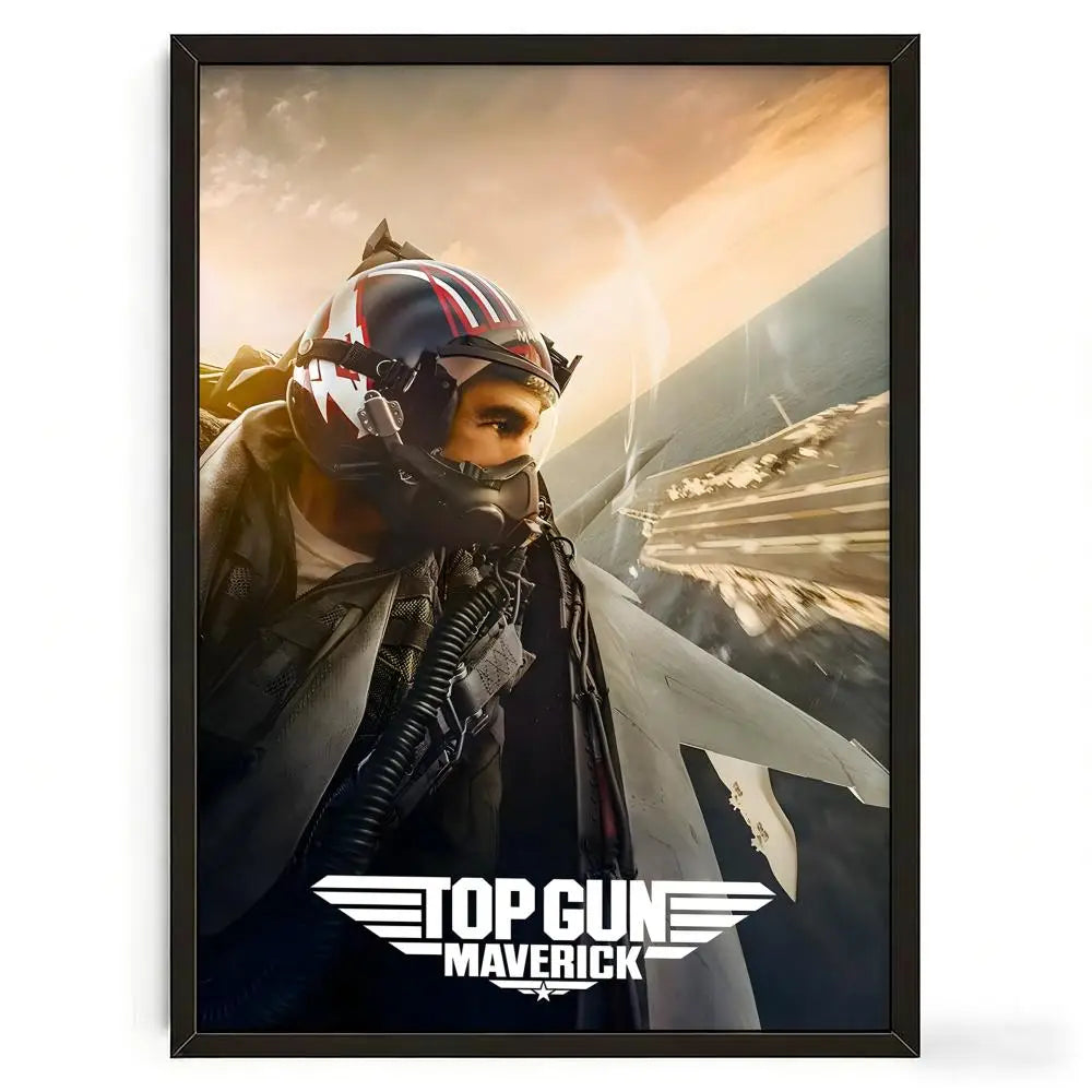 Poster Top Gun Pelicula Retro - Arte Decorativo para Pared