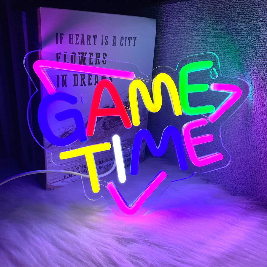 Letrero Neón LED Gamepad - Decoración Gamer Control Retro
