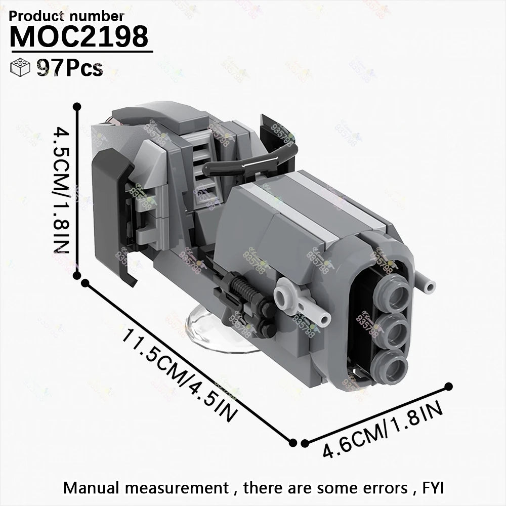 Naves y Robots Star Wars MOC - Bloques de Construccion Retro