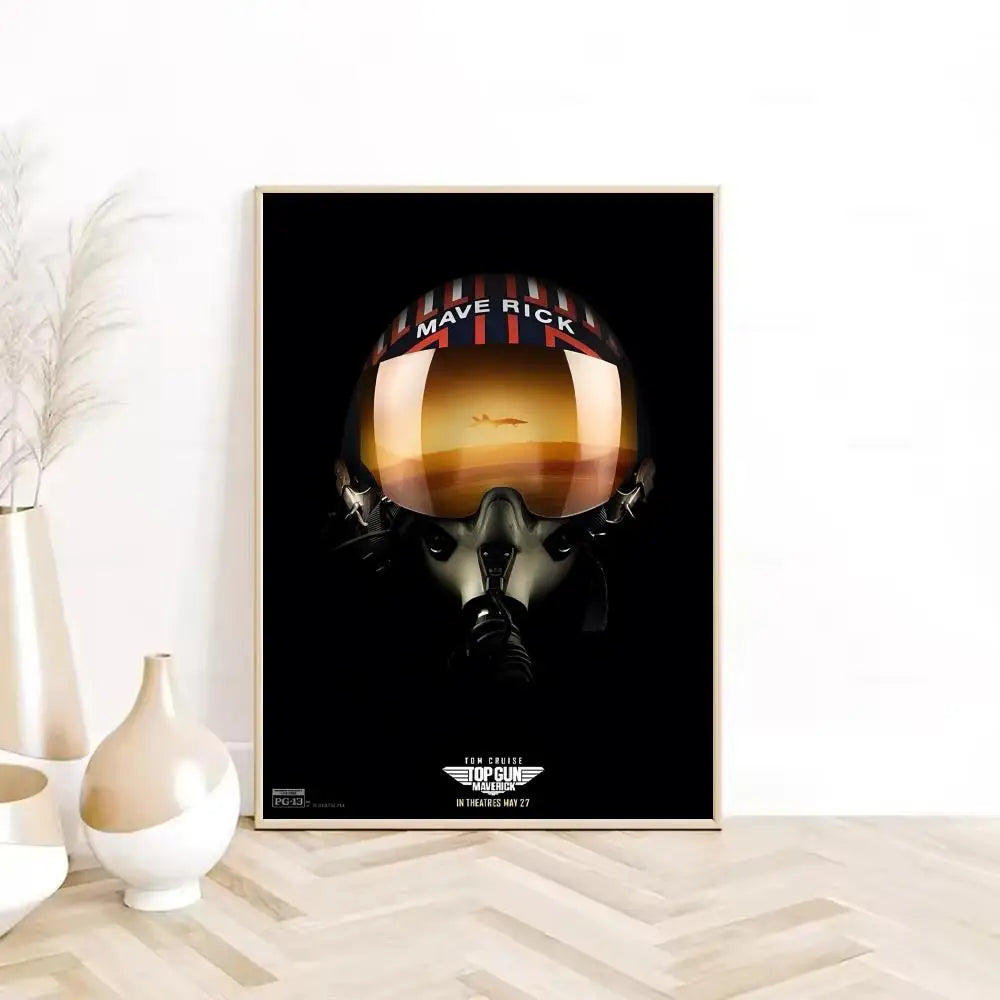 Cuadro Canvas Top Gun - Poster Pelicula Clasica Retro HD
