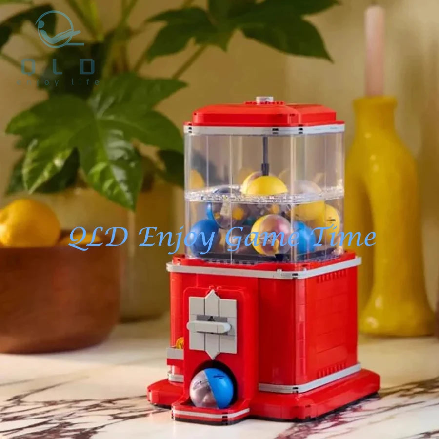 Bloques de Construcción Máquina Expendedora Retro - Tipo LEGO Arcade
