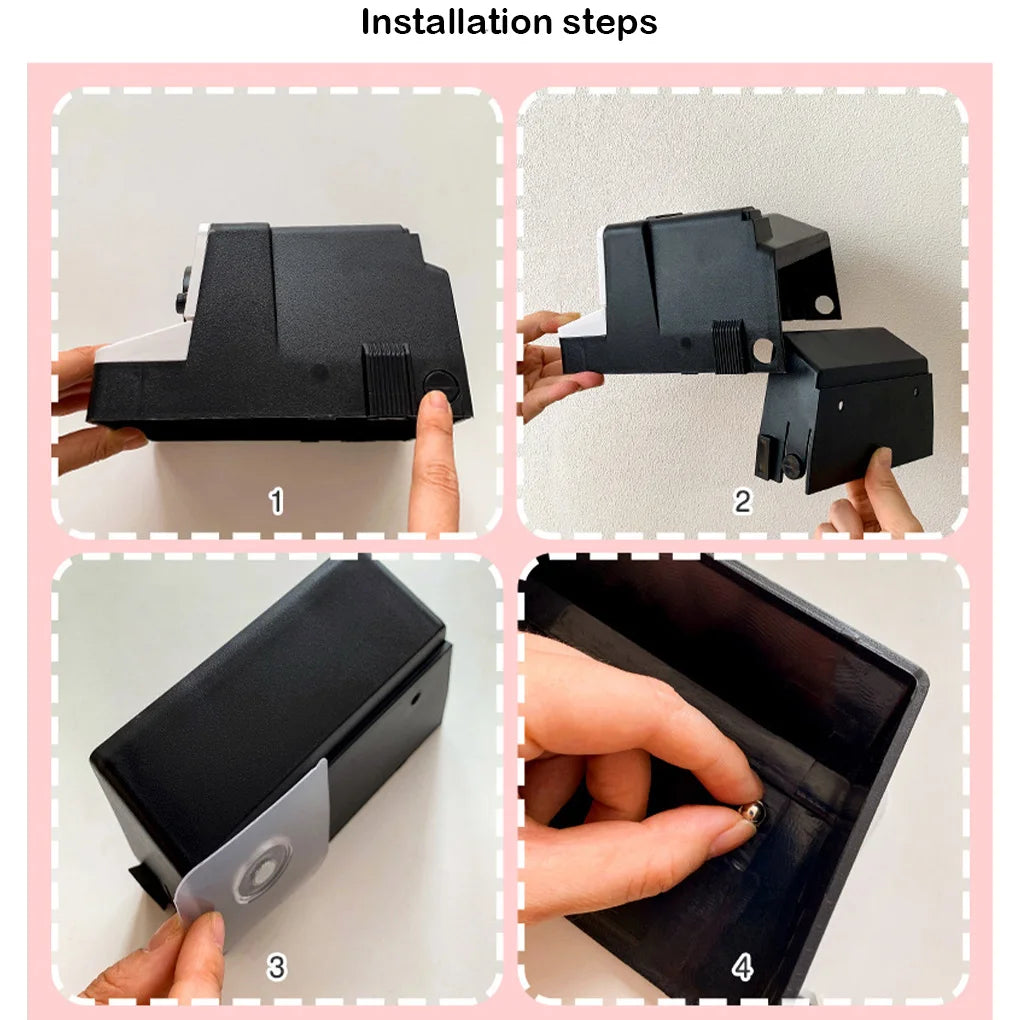 Retro Film Camera Shape Creative Tissue Boxes Bathroom Toilet Roll Paper Holder Box Home Decoration Funny DIY Prop