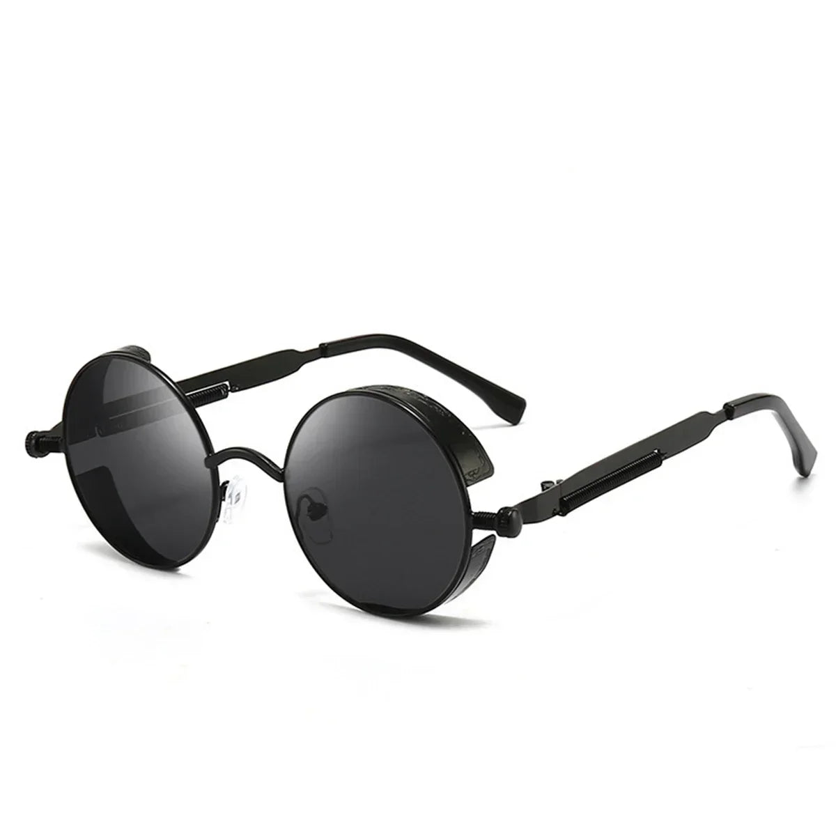 Gafas de Sol Retro Punk Redondas - Protección UV400 Estilo Vintage