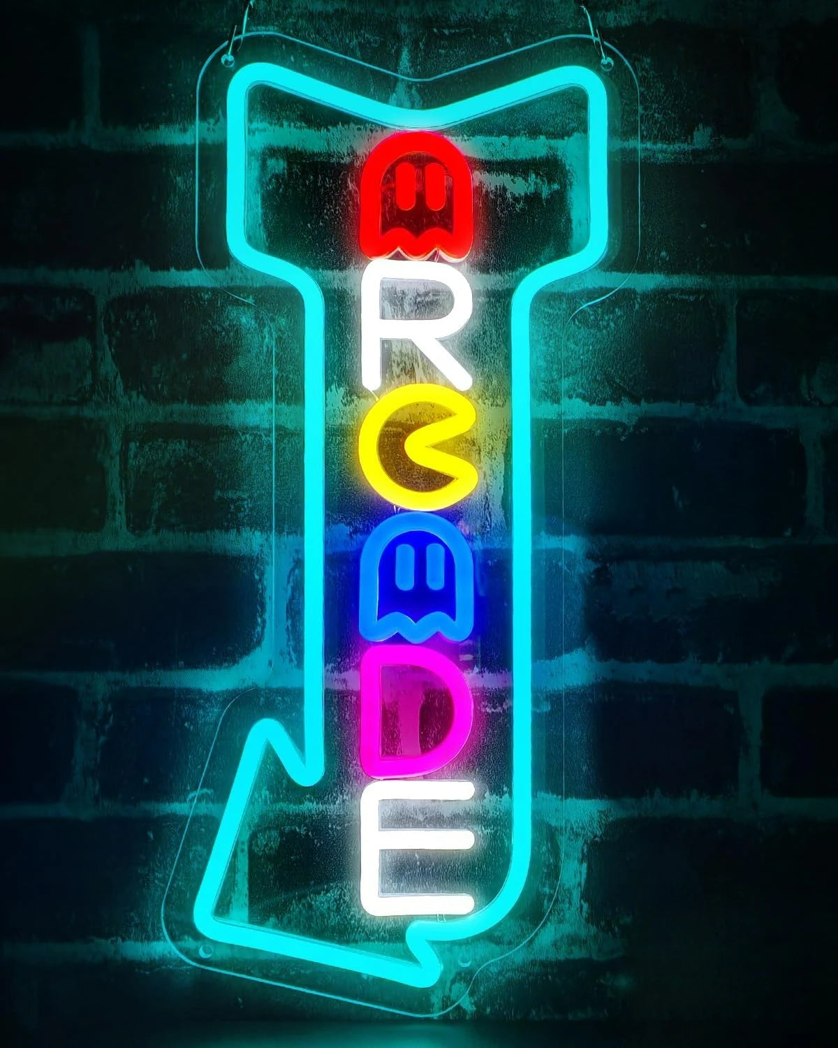 Letrero LED Neón Game Room Retro - Decoración Arcade Gamer