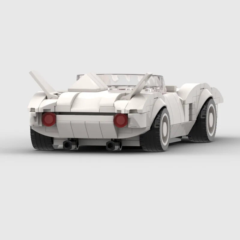 Auto de Carreras MOC 373 Piezas - Bloques de Construcción Retro