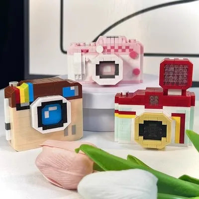 Cámara Retro DSLR - Bloques de Construcción Vintage