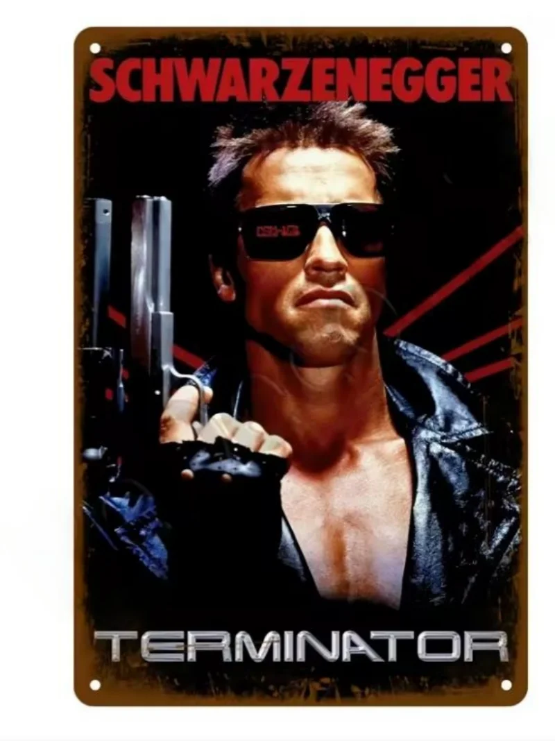 Letrero Metálico Vintage - Póster Retro de Películas Clásicas