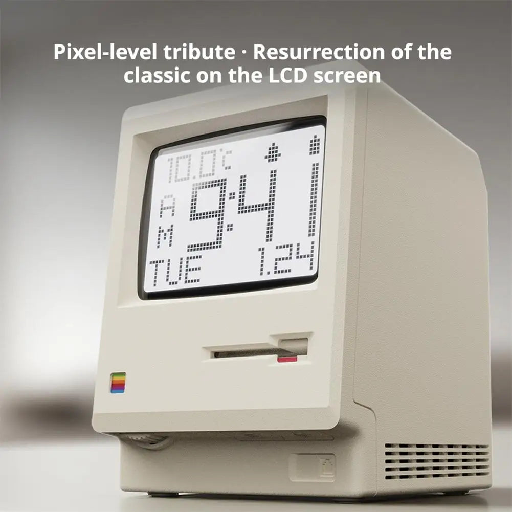 Reloj Retro Maclock - Alarma Digital Estilo Vintage