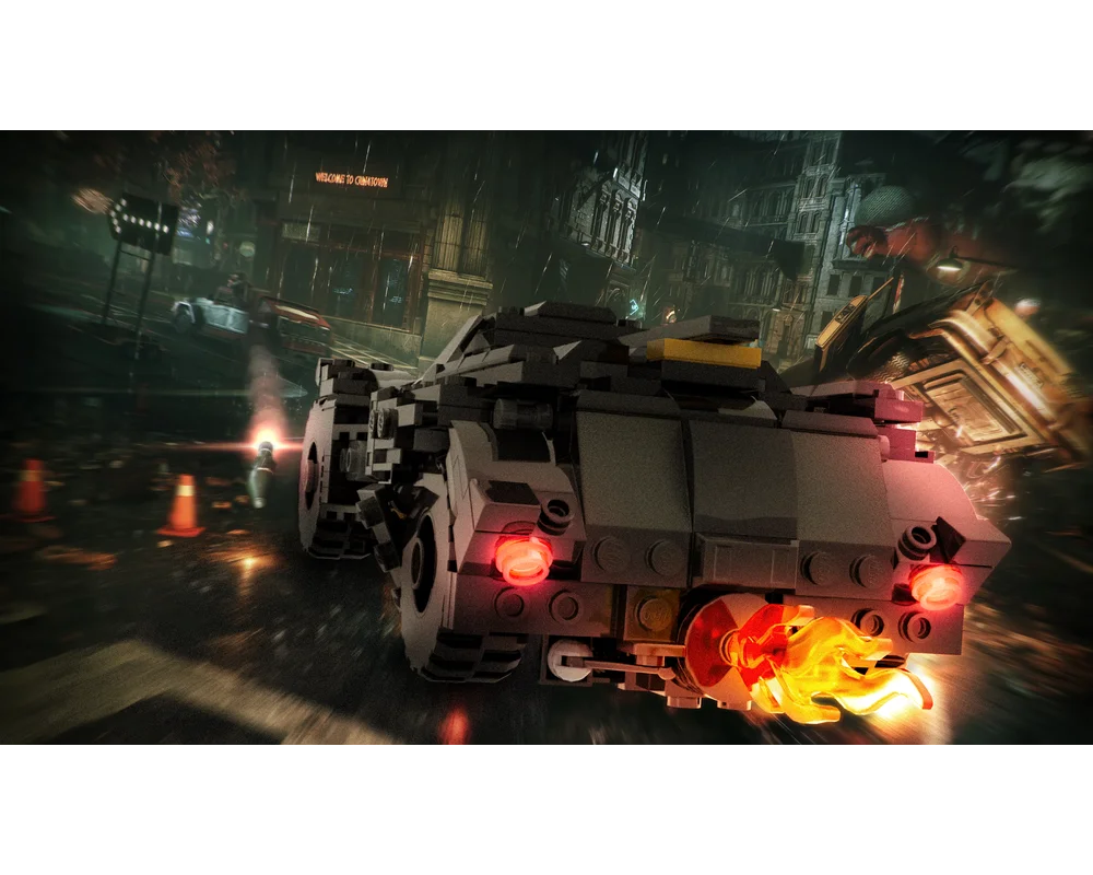 Batimovil MOC Technic 362 Piezas - Supercar Bloques Batman Retro