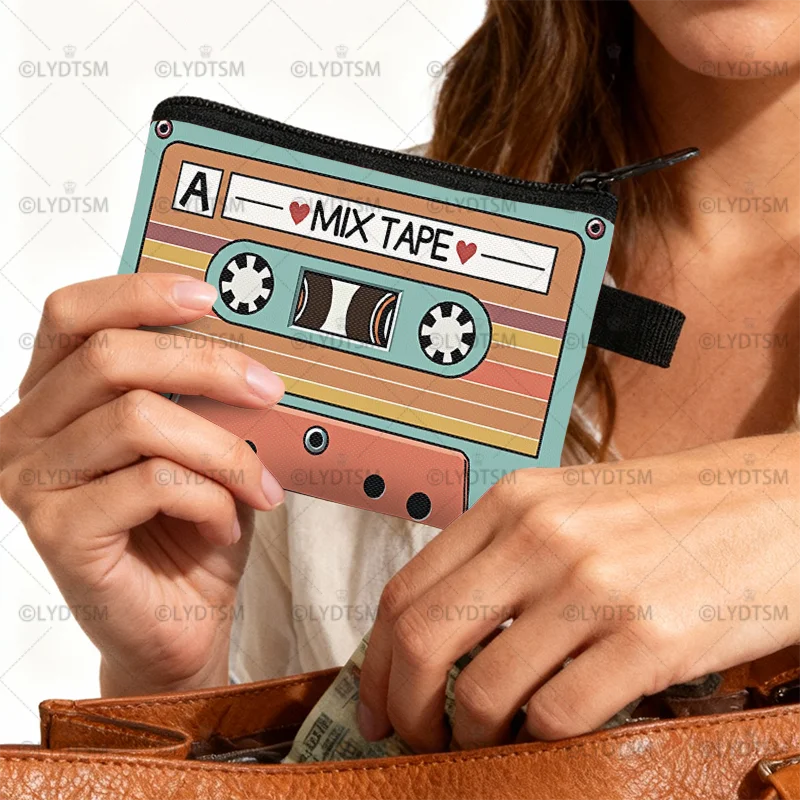 Monedero Retro Cassette - Billetera Vintage Unisex