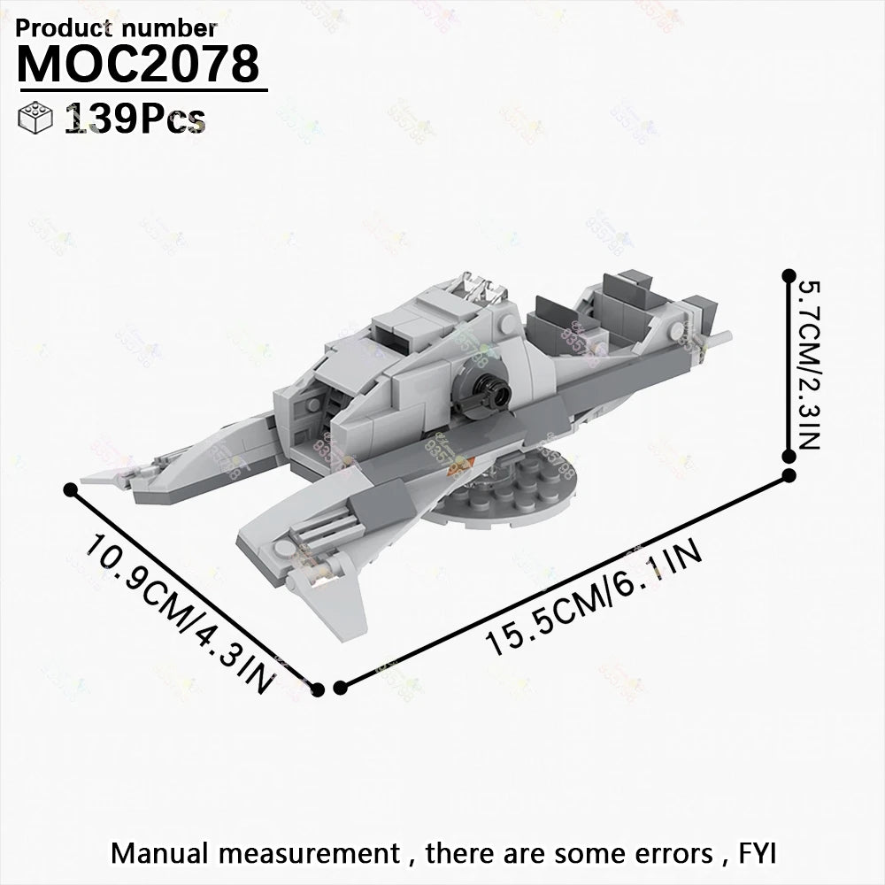 Naves y Robots Star Wars MOC - Bloques de Construccion Retro