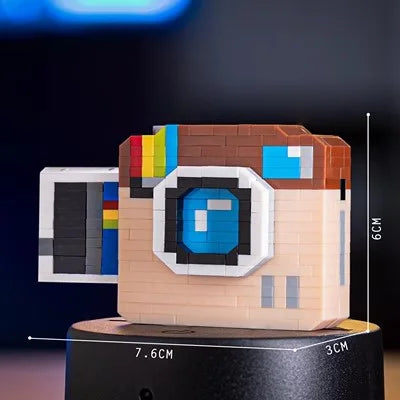 Cámara Retro DSLR - Bloques de Construcción Vintage
