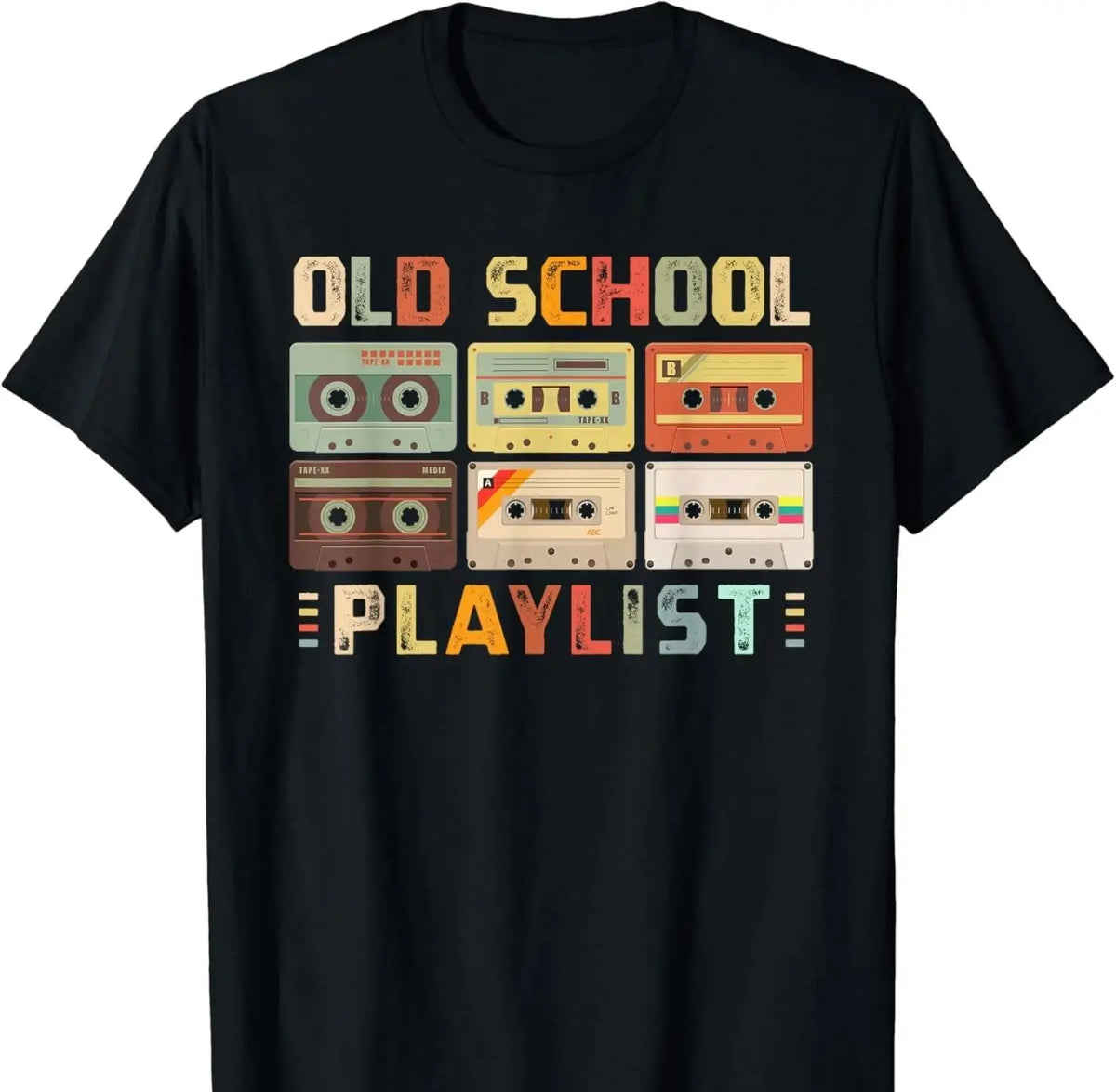 Camiseta Retro Cassette 80s - Old School Music Streetwear