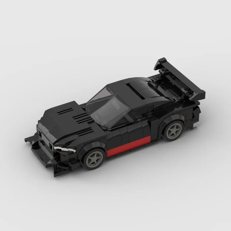 Auto Campeón MOC Rally - Bloques de Construcción Super Car Retro