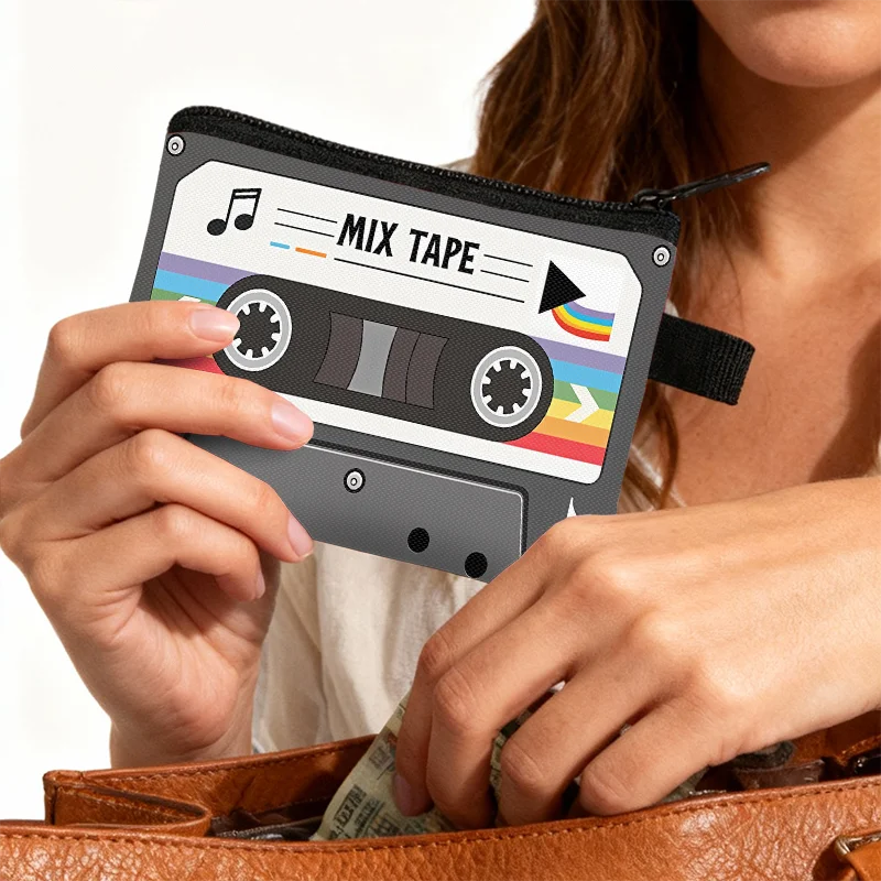 Monedero Retro Cassette - Billetera Vintage Unisex