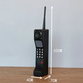 Retro Mobile Brick Phone Model 80'S 90'S Old Classic Design Telephone Model Old-Fashioned Metal Vintage