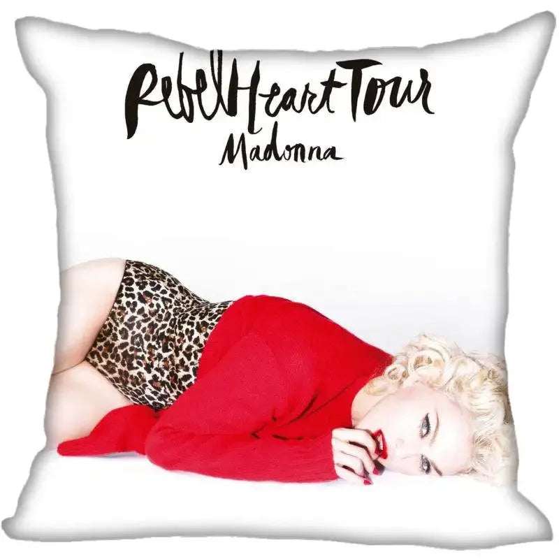 Funda de Almohada Decorativa Madonna - Pop Star Retro 80s
